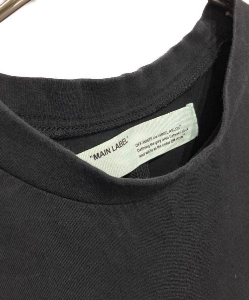 OFFWHITE（オフホワイト）OFFWHITE (オフホワイト) プリントTシャツ ブラック サイズ:Lの古着・服飾アイテム