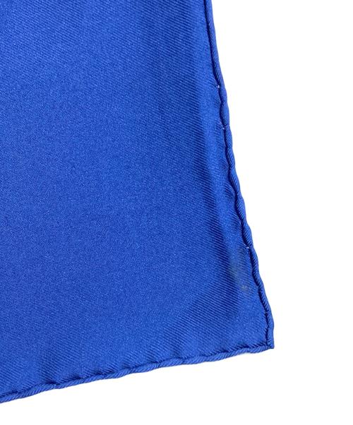 HERMES（エルメス）HERMES (エルメス) LE LAISSER COURRE-カレ90 イエロー×ブルーの古着・服飾アイテム