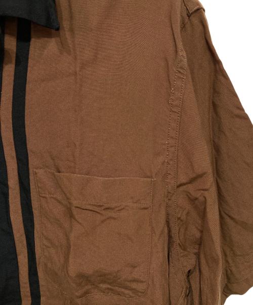 WACKO MARIA（ワコマリア）WACKO MARIA (ワコマリア) TWO-TONE 50`s SHIRTS ブラック×ブラウン サイズ:Mの古着・服飾アイテム