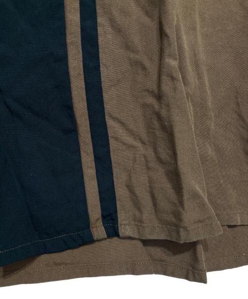 WACKO MARIA（ワコマリア）WACKO MARIA (ワコマリア) TWO-TONE 50`s SHIRTS ブラック×ブラウン サイズ:Mの古着・服飾アイテム