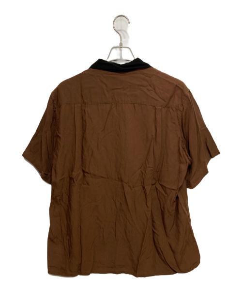 WACKO MARIA（ワコマリア）WACKO MARIA (ワコマリア) TWO-TONE 50`s SHIRTS ブラック×ブラウン サイズ:Mの古着・服飾アイテム