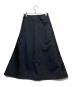 JIL SANDER (ジルサンダー) コットンシルクフレアスカート ネイビー サイズ:34：12000円