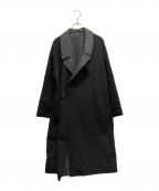 MACKINTOSH PHILOSOPHYマッキントッシュ フィロソフィー）の古着「リバーシブルタイロッケンコート」｜ブラック