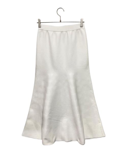 MUSE de Deuxieme Classe（ミューズ ドゥーズィエム クラス）MUSE de Deuxieme Classe (ミューズ ドゥーズィエム クラス) SMOOTH FRARE スカート ホワイト サイズ:36の古着・服飾アイテム