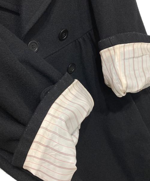 LIMI feu（リミフゥ）LIMI feu (リミフゥ) Pコート ブラック サイズ:Sの古着・服飾アイテム