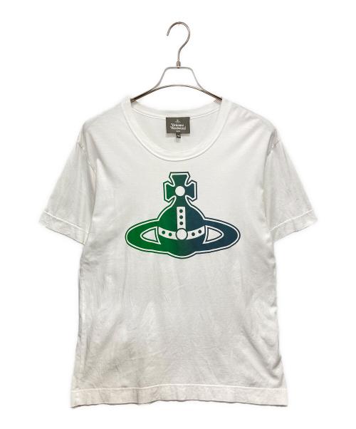 Vivienne Westwood（ヴィヴィアンウエストウッド）Vivienne Westwood (ヴィヴィアンウエストウッド) プリントTシャツ ホワイト サイズ:46の古着・服飾アイテム