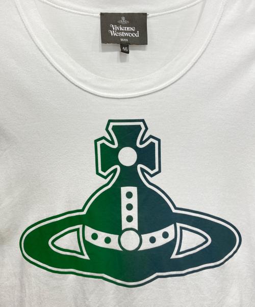 Vivienne Westwood（ヴィヴィアンウエストウッド）Vivienne Westwood (ヴィヴィアンウエストウッド) プリントTシャツ ホワイト サイズ:46の古着・服飾アイテム