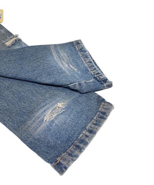 DOLCE & GABBANA（ドルチェ＆ガッバーナ）DOLCE & GABBANA (ドルチェ＆ガッバーナ) クラッシュデニムパンツ インディゴ サイズ:表記無しの古着・服飾アイテム