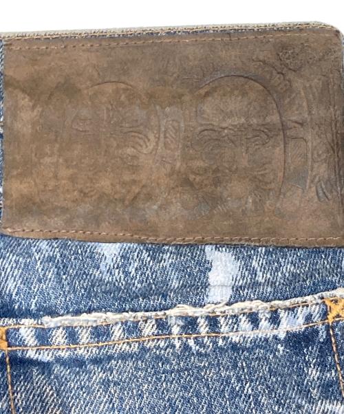 DOLCE & GABBANA（ドルチェ＆ガッバーナ）DOLCE & GABBANA (ドルチェ＆ガッバーナ) クラッシュデニムパンツ インディゴ サイズ:表記無しの古着・服飾アイテム