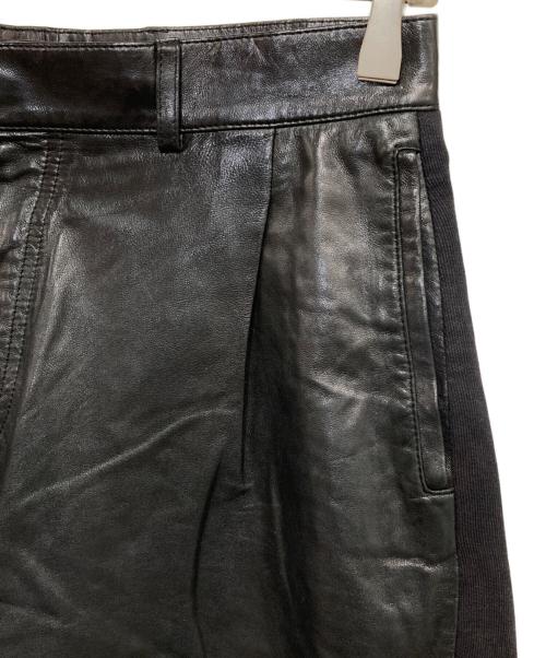 GIVENCHY（ジバンシィ）GIVENCHY (ジバンシィ) ラムレザーハーフパンツ ブラック サイズ:XSの古着・服飾アイテム
