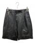 GIVENCHY（ジバンシィ）の古着「ラムレザーハーフパンツ」｜ブラック