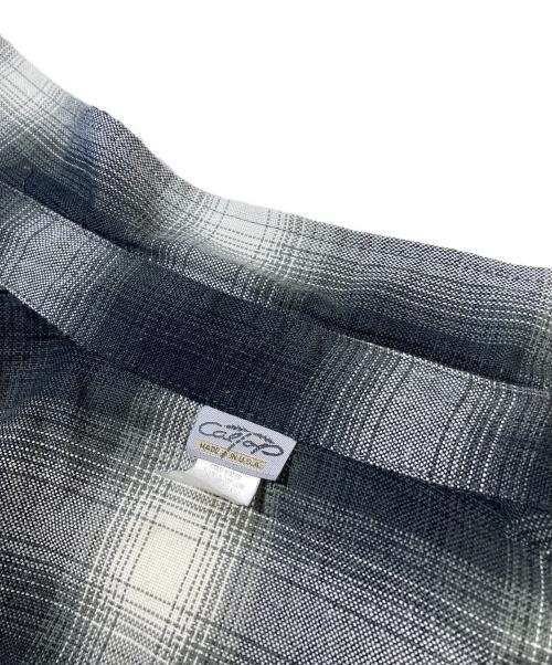 CalTop（キャルトップ）CalTop (キャルトップ) オンブレシャツ グレー×ブラック サイズ:Mの古着・服飾アイテム