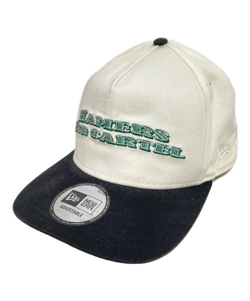 New Era（ニューエラ）New Era (ニューエラ) HAMER`S WHOLESALES-キャップ アイボリー×ブラックの古着・服飾アイテム