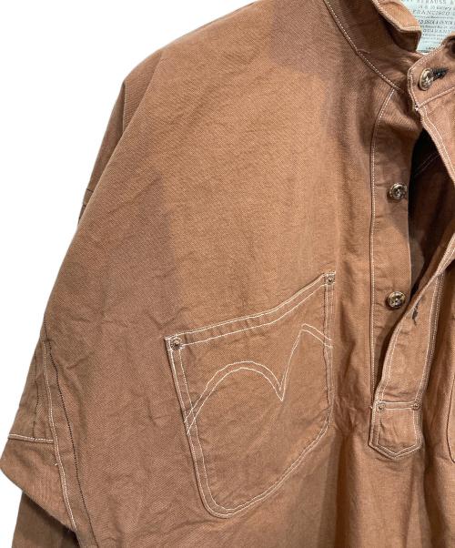 LEVI'S VINTAGE CLOTHING（リーバイス ビンテージ クロージング）LEVI'S VINTAGE CLOTHING (リーバイス ビンテージ クロージング) LVC 1870s DUCK CLOSED-FRONT JUMPER ブラウン サイズ:44の古着・服飾アイテム