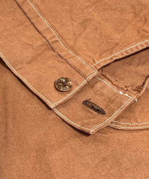 LEVI'S VINTAGE CLOTHING（リーバイス ビンテージ クロージング）LEVI'S VINTAGE CLOTHING (リーバイス ビンテージ クロージング) LVC 1870s DUCK CLOSED-FRONT JUMPER ブラウン サイズ:44の古着・服飾アイテム