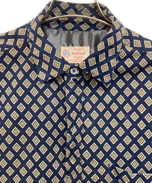 PENNEYS（ペニーズ）penneys (ペニーズ) プルオーバーシャツ ネイビー サイズ:Large(42-44)の古着・服飾アイテム