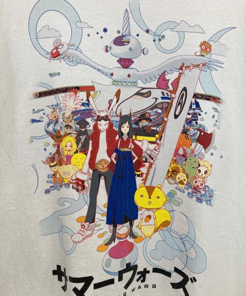SAINT MICHAEL（セントマイケル）SAINT MICHAEL (セントマイケル) サマーウォーズ－プリントTEE ホワイト サイズ:XLの古着・服飾アイテム