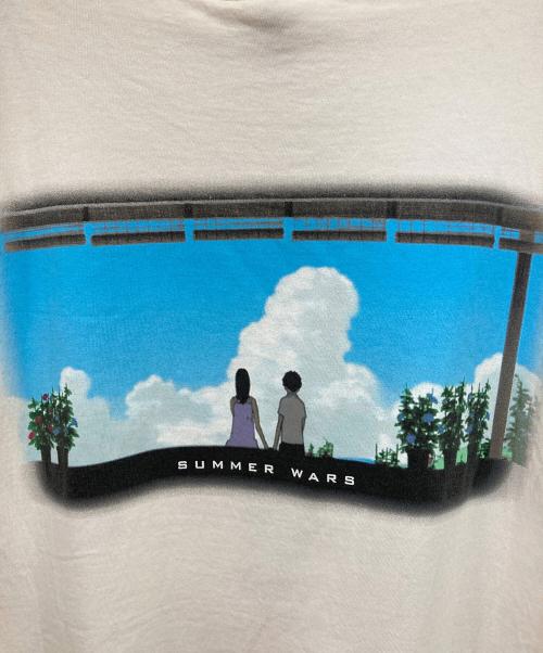 SAINT MICHAEL（セントマイケル）SAINT MICHAEL (セントマイケル) サマーウォーズ－プリントTEE ホワイト サイズ:XLの古着・服飾アイテム