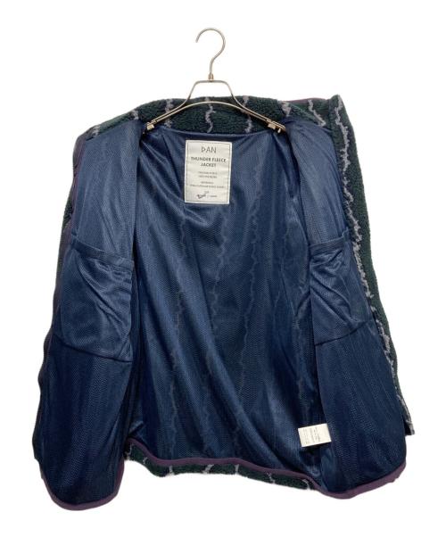 DAN（ダン）DAN (ダン) Thunder Fleece Jacket サンダーフリースジャケット グレー×オリーブ サイズ:Mの古着・服飾アイテム