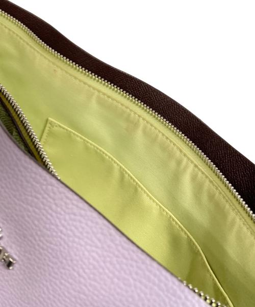 COACH（コーチ）COACH (コーチ) トートバッグ パープルの古着・服飾アイテム