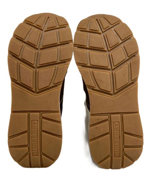 BURBERRY（バーバリー）BURBERRY (バーバリー) RAMSEY LOW TOP SNEAKERS ブラウン×ホワイト サイズ:38の古着・服飾アイテム