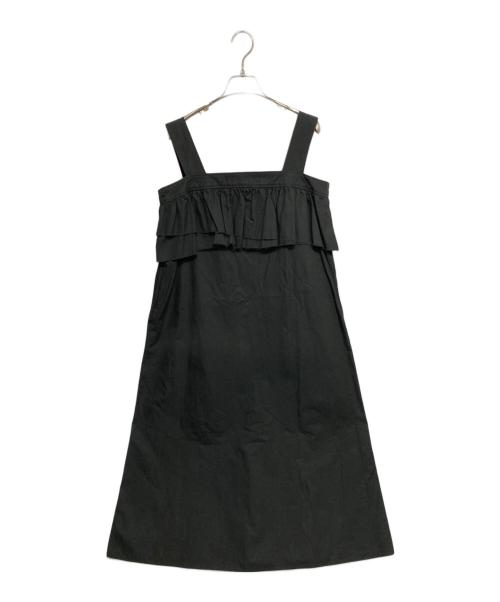 Curensology（カレンソロジー）Curensology (カレンソロジー) フロントフリルワンピース ブラック サイズ:Fの古着・服飾アイテム