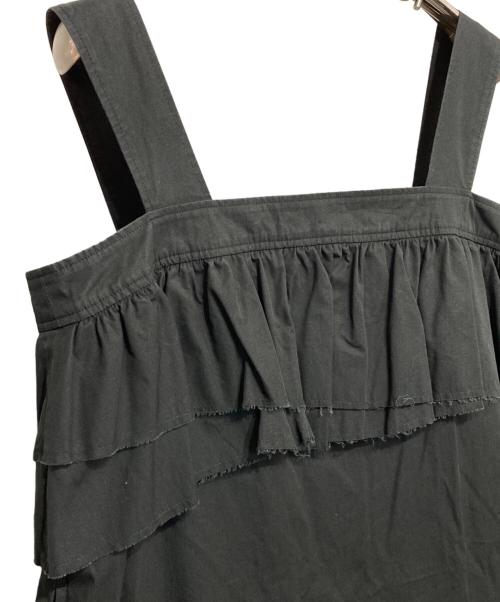 Curensology（カレンソロジー）Curensology (カレンソロジー) フロントフリルワンピース ブラック サイズ:Fの古着・服飾アイテム