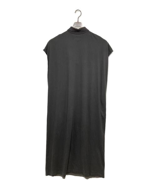 Curensology（カレンソロジー）Curensology (カレンソロジー) ボーダーカットソーワンピース レッド×グレー サイズ:FREEの古着・服飾アイテム
