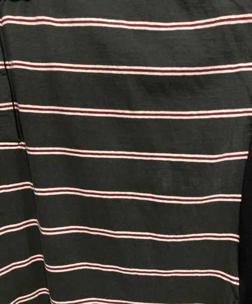 Curensology（カレンソロジー）Curensology (カレンソロジー) ボーダーカットソーワンピース レッド×グレー サイズ:FREEの古着・服飾アイテム
