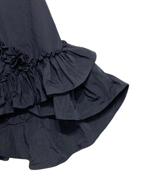 Curensology（カレンソロジー）Curensology (カレンソロジー) オックスギャザートップス ネイビー サイズ:Fの古着・服飾アイテム