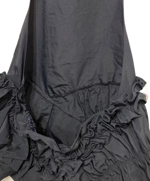 Curensology（カレンソロジー）Curensology (カレンソロジー) オックスギャザートップス ネイビー サイズ:Fの古着・服飾アイテム