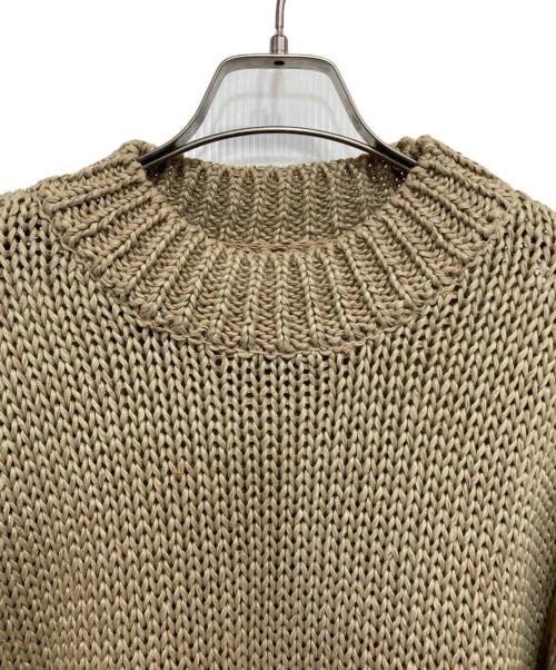 TODAYFUL（トゥデイフル）TODAYFUL (トゥデイフル) Cottonlinen Over Knit ベージュ サイズ:-の古着・服飾アイテム