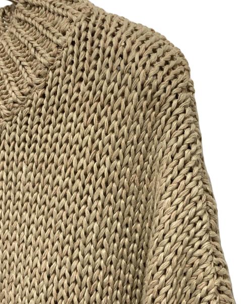 TODAYFUL（トゥデイフル）TODAYFUL (トゥデイフル) Cottonlinen Over Knit ベージュ サイズ:-の古着・服飾アイテム