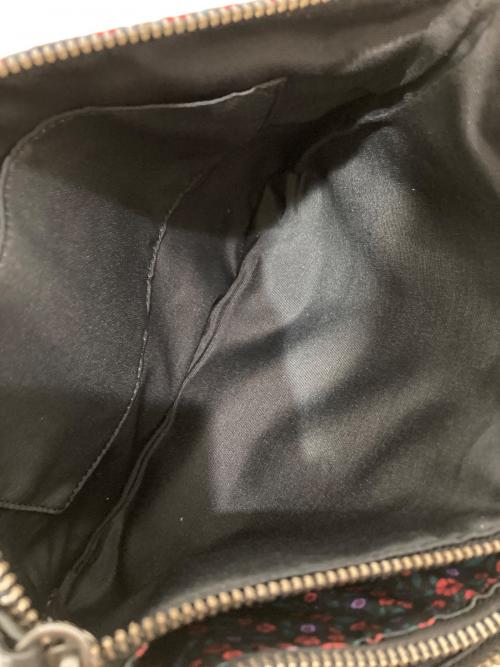 COACH（コーチ）COACH (コーチ) フローラルプリントナイロンクロスボディ レッド×ブラックの古着・服飾アイテム