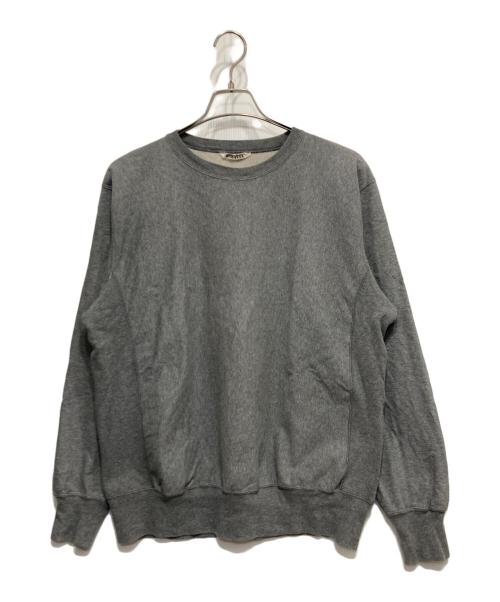 AURALEE（オーラリー）AURALEE (オーラリー) SUPER MILLED SWEAT P/O ライトグレー サイズ:3の古着・服飾アイテム