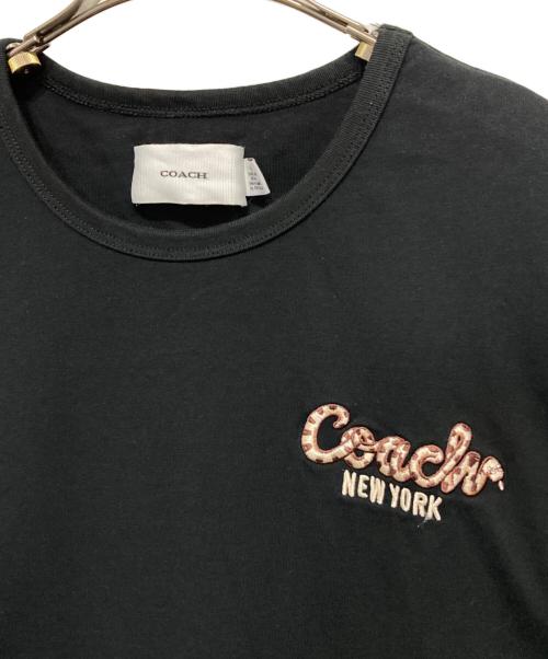 COACH（コーチ）COACH (コーチ) Tシャツ ブラック サイズ:Mの古着・服飾アイテム