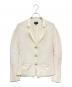 GIORGIO ARMANI（ジョルジョアルマーニ）の古着「ニットジャケット」｜アイボリー