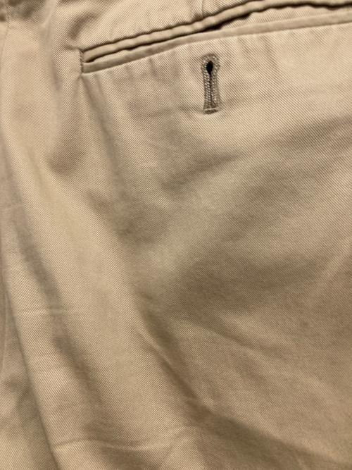 HERILL（ヘリル）HERILL (ヘリル) Egyptian cotton Chino Tack PT ベージュ サイズ:1の古着・服飾アイテム