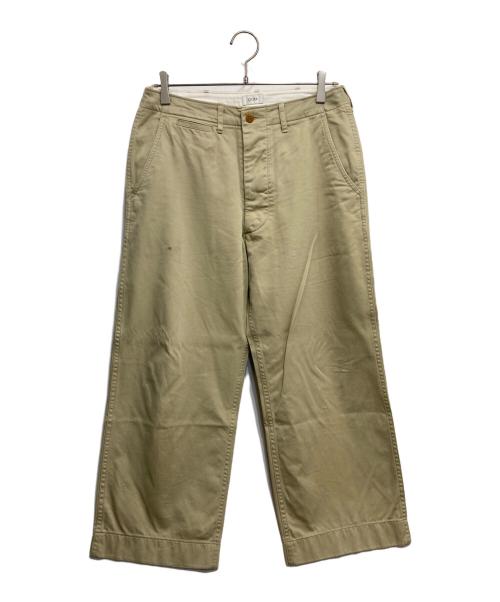 CIOTA（シオタ）CIOTA (シオタ) スビンコットン テーパードパンツ カーキ サイズ:4の古着・服飾アイテム