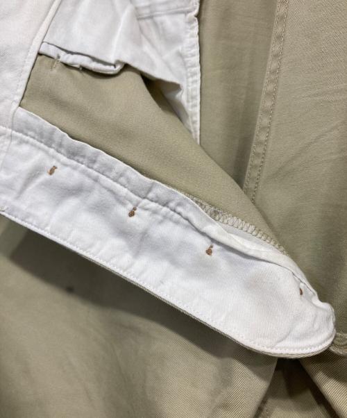 CIOTA（シオタ）CIOTA (シオタ) スビンコットン テーパードパンツ カーキ サイズ:4の古着・服飾アイテム