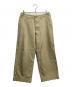 CIOTA（シオタ）の古着「スビンコットン テーパードパンツ」｜カーキ