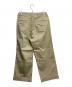 CIOTA (シオタ) スビンコットン テーパードパンツ カーキ サイズ:4：4000円