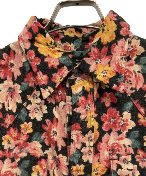 Engineered Garments（エンジニアドガーメンツ）Engineered Garments (エンジニアードガーメンツ) 花柄シャツ レッド×ブラック サイズ:Mの古着・服飾アイテム