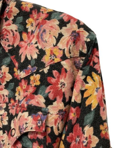 Engineered Garments（エンジニアドガーメンツ）Engineered Garments (エンジニアードガーメンツ) 花柄シャツ レッド×ブラック サイズ:Mの古着・服飾アイテム