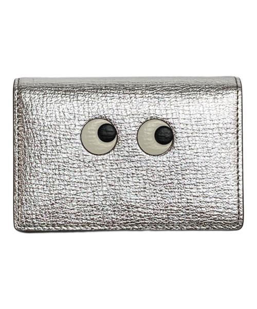 ANYA HINDMARCH（アニヤ・ハインドマーチ）ANYA HINDMARCH (アニヤ・ハインドマーチ) カードケース シルバーの古着・服飾アイテム