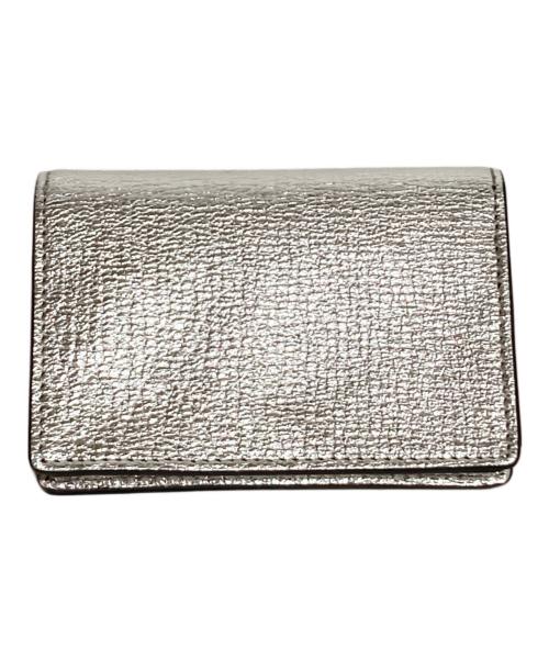 ANYA HINDMARCH（アニヤ・ハインドマーチ）ANYA HINDMARCH (アニヤ・ハインドマーチ) カードケース シルバーの古着・服飾アイテム