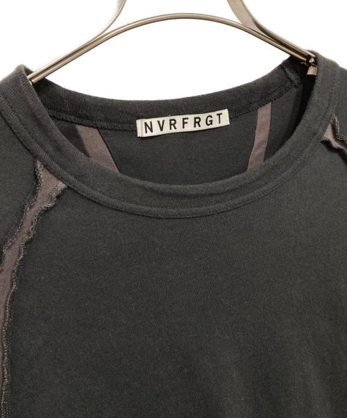 NVRFRGT（ネヴァーフォーゲット）NVRFRGT (ネヴァーフォーゲット) 別注 PANELED HALF SLEEVE T-SHIRT グレー サイズ:2の古着・服飾アイテム