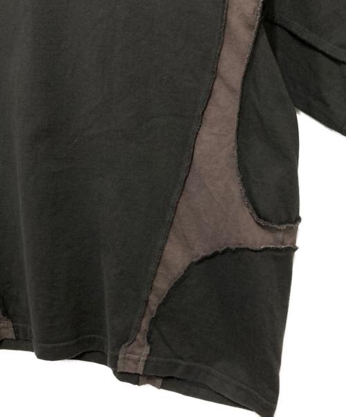 NVRFRGT（ネヴァーフォーゲット）NVRFRGT (ネヴァーフォーゲット) 別注 PANELED HALF SLEEVE T-SHIRT グレー サイズ:2の古着・服飾アイテム