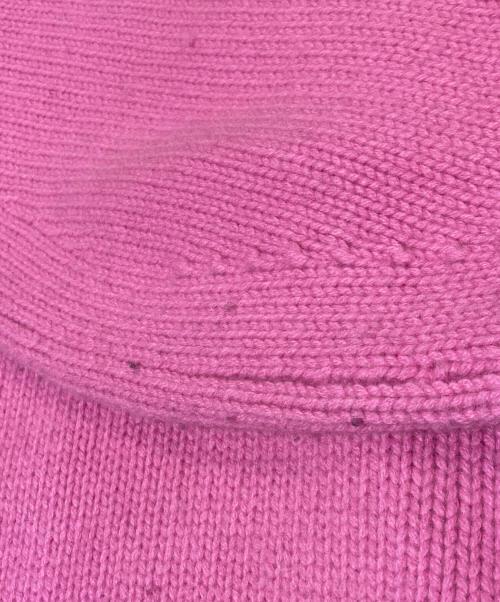 allureville（アルアバイル）allureville (アルアバイル) ウールカシミヤランタンスリーブプルオーバー パープル サイズ:2の古着・服飾アイテム