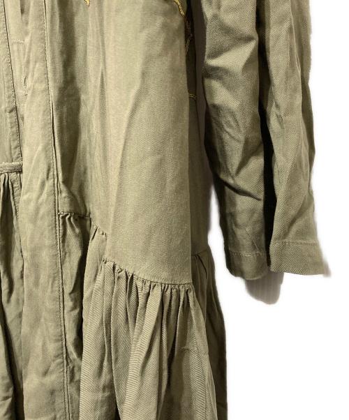 KAPITAL（キャピタル）KAPITAL (キャピタル) レーヨン刺繍ガウンコート グリーン サイズ:Sの古着・服飾アイテム